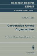 Cooperation Among Organizations