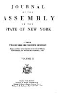Journal of the Assembly of the State of New York