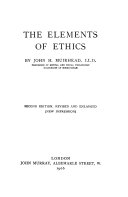 The Elements of Ethics Book