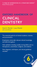 Oxford Handbook of Clinical Dentistry Book