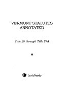 Vermont Statutes Annotated
