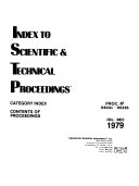 Index to Scientific & Technical Proceedings
