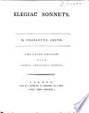 Elegiac Sonnets  and other essays