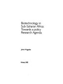 Biotechnology in Sub-Saharan Africa