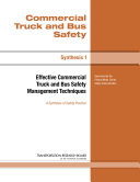 Effective Commercial Truck and Bus Safety Management Techniques