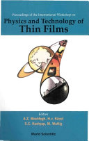 Physics and Technology of Thin Films