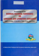 Proceedings of the Biennial National Conference on Language and Literature Education  Held in    