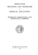 Reprints from Methods and Problems of Medical Education