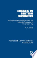 Bosses in British Business
