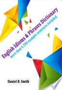 English Idioms and Phrases Dictionary