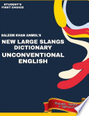 Slangs Dictionary of Unconventional English PDF Book By Salim Khan Anmol