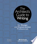 The Architects Guide to Writing Book