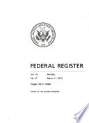 Federal Register Book
