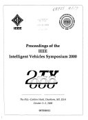 Proceedings of the     IEEE Intelligent Vehicles Symposium
