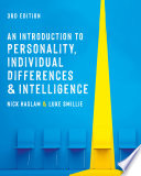 An Introduction to Personality  Individual Differences and Intelligence Book