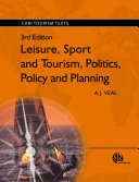 Leisure  Sport and Tourism  Politics  Policy and Planning