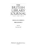 The British Library Journal