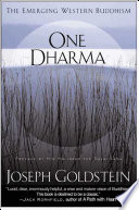 One Dharma PDF Book By Joseph Goldstein