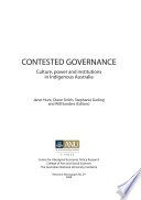 Contested Governance Book PDF