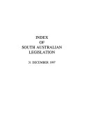 Acts of the Parliament of South Australia