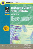 The Washington Manual of Medical Therapeutics for PDA