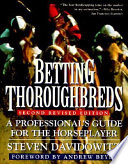 Betting Thoroughbreds PDF Book By Steven Davidowitz