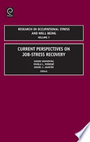 Research in Occupational Stress and Well being Book