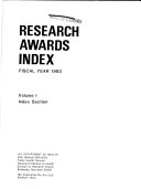 Research Awards Index