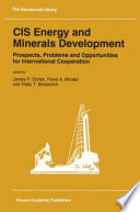 CIS Energy and Minerals Development Book