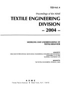Proceedings of the ASME Textile Engineering Division    