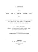 A System of Water Color Painting