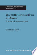 Idiomatic Constructions in Italian
