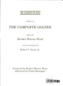 The Complete Golfer Book PDF