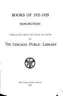 Books of 1921-1925