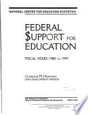 Federal Support For Education