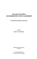 College Teaching and Higher Education Leadership