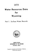 Water Resources Data for Wyoming