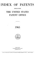 Index of Patents Issued from the United States Patent Office