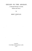 Exiles in the Aegean Book PDF