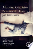 Adapting Cognitive Behavioral Therapy for Insomnia Book