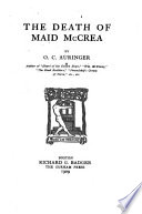 The Death of Maid McCrea Book