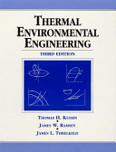 Thermal Environmental Engineering (3rd Edition) - 9780139172205