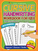Cursive Handwriting Workbook For Kids Beginners Book PDF