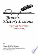 Bruce s History Lessons