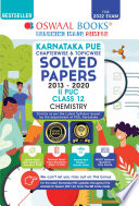 Oswaal Karnataka PUE Solved Papers II PUC Chemistry Book Chapterwise   Topicwise  For 2022 Exam 