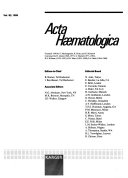 Acta Haematologica Book