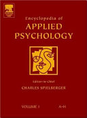 Encyclopedia of Applied Psychology