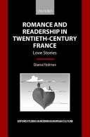 Pdf Romance and Readership in Twentieth-Century France Telecharger