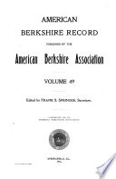 American Berkshire Record