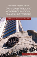 Good Governance and Modern International Financial Institutions Book